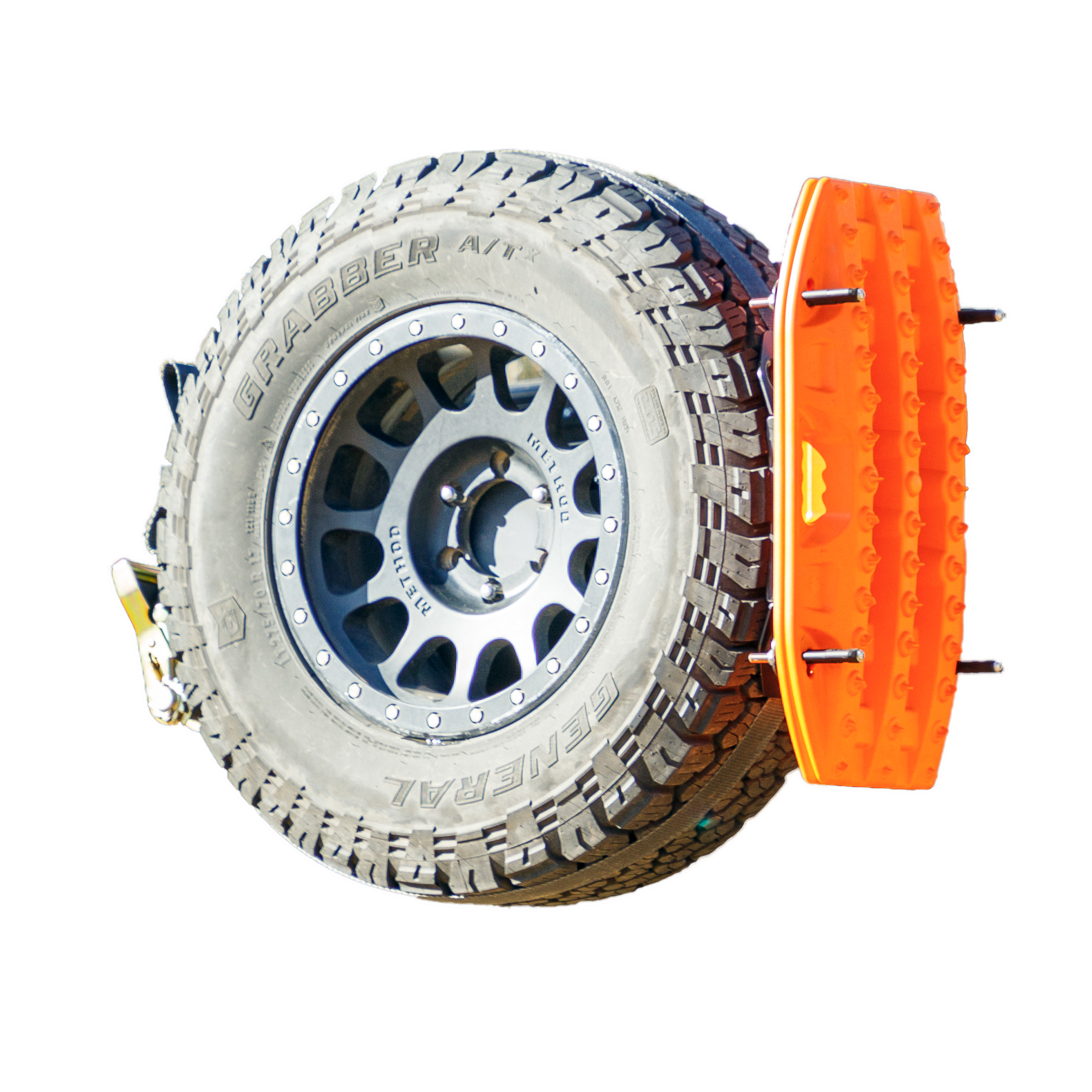 Overland Kitted Spare Tire MAXTRAX Mini Mounting System
