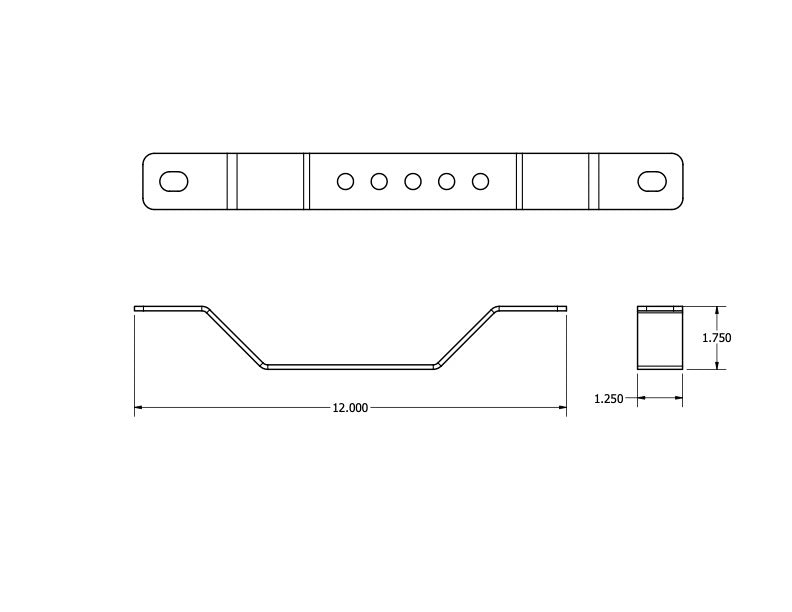 Overland Kitted Universal Bent Mounting Bars  Mounting Gear Overland Kitted- Adventure Imports